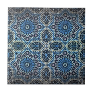 Maghrebi mosaic ceramic tile