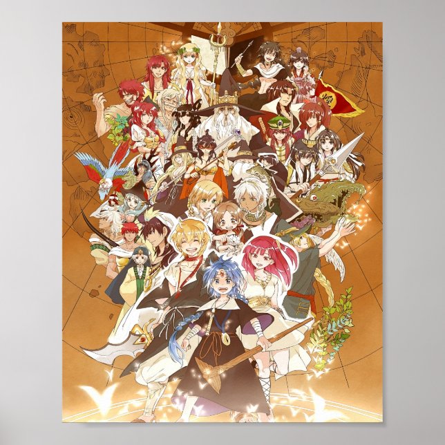 Magi Anime Poster (Front)