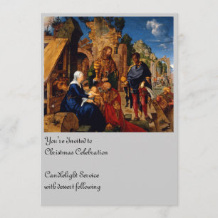 Magi Worship Baby Jesus Invitation
