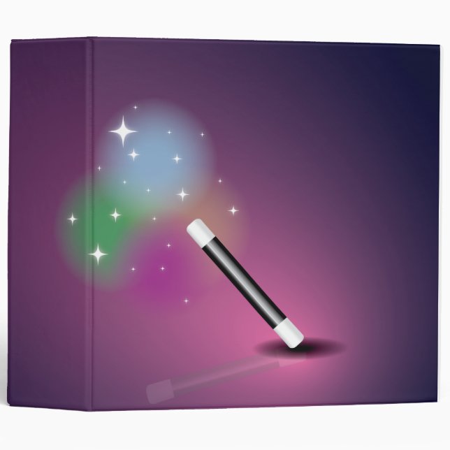 magic 3 ring binder (Front/Spine)
