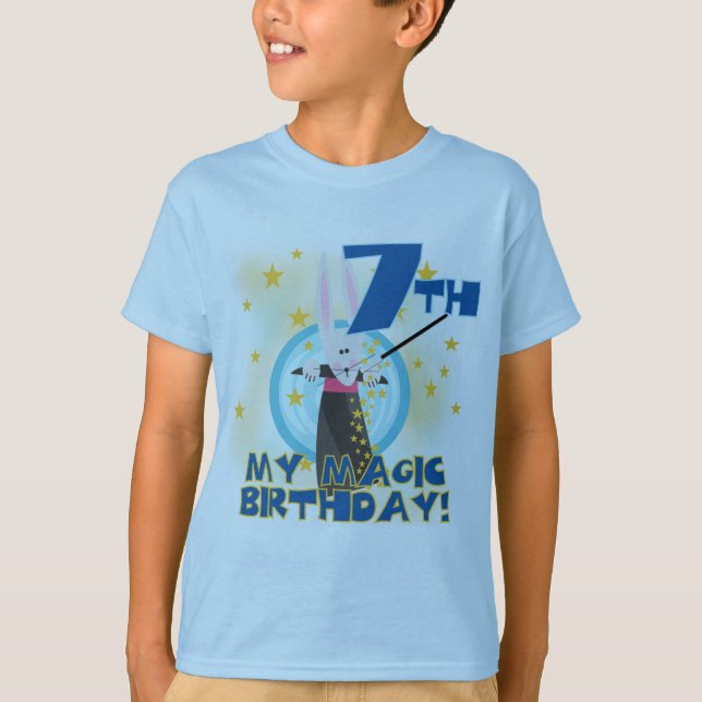 Magic 7th Birthday Tshirts and Gifts (Front)