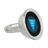 "Magic 8 ball" Answer Ring (Side)