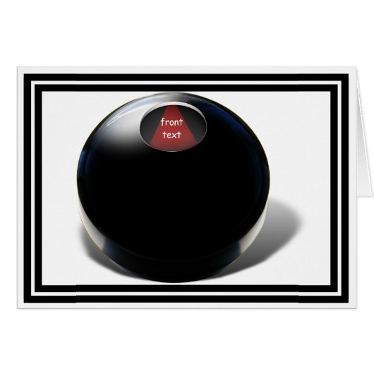 Magic 8 Ball Cards (Front Horizontal)