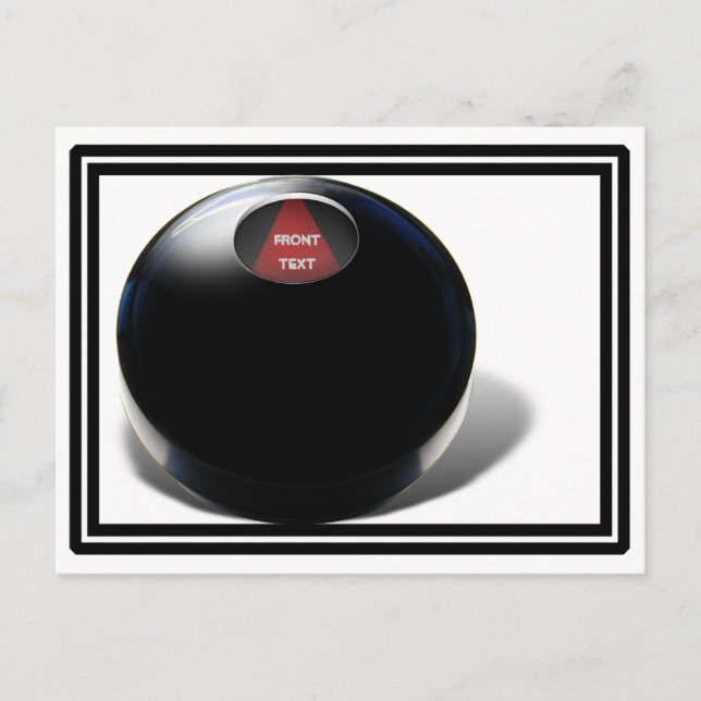 Magic 8 Ball Postcard (Front)