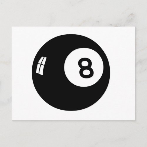 Magic 8 Ball Postcard