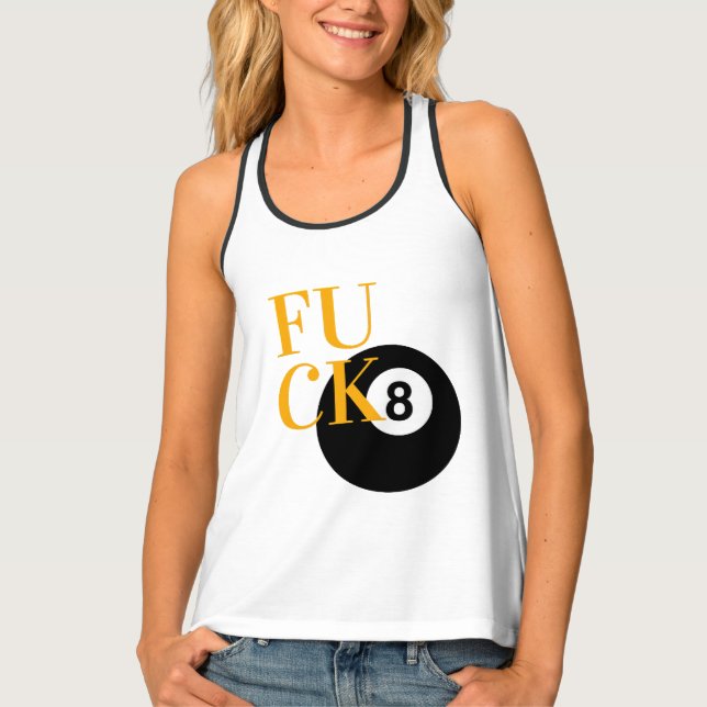 Magic 8 ball tank top (Front)