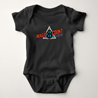 Magic 8 Count Horizontal Logo Baby Bodysuit