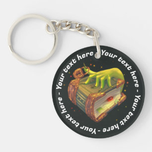 Magic Acrylic Keychain with Book