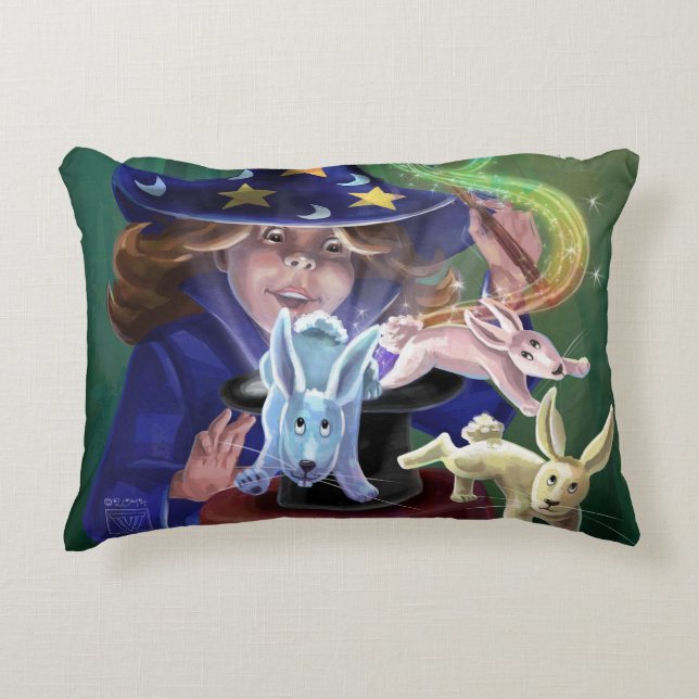 Magic Act Accent Pillow (Front)