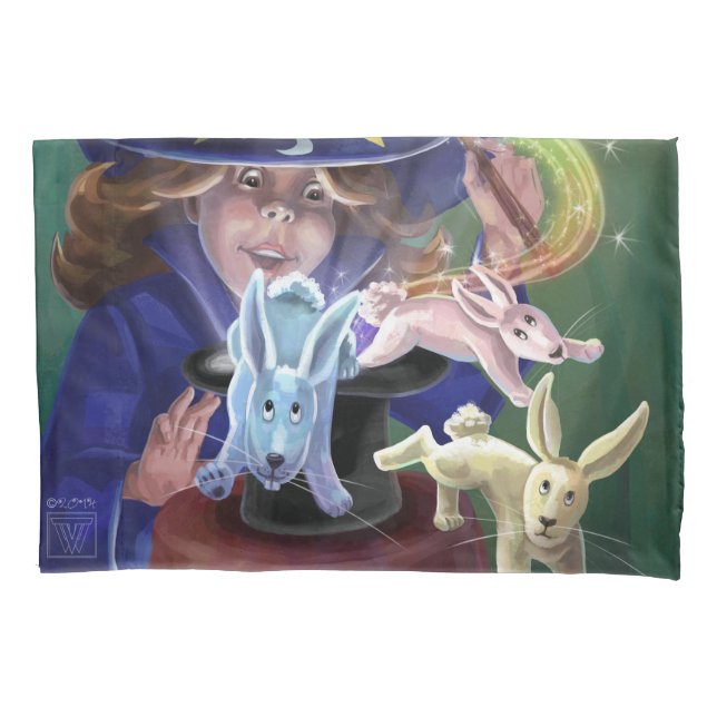 Magic Act Art Pillow Case (Front)