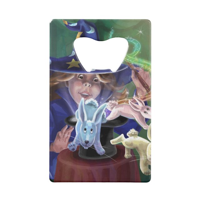 Magic Act Credit Card Bottle Opener (Back)