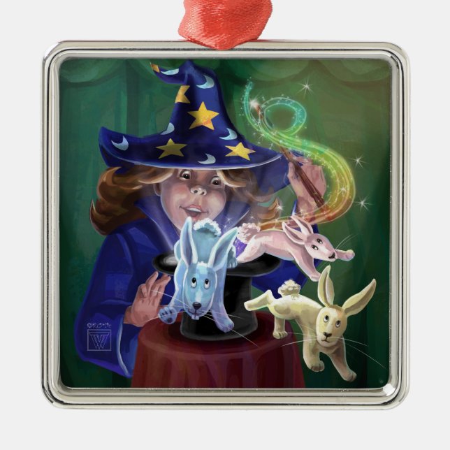 Magic Act Metal Ornament (Front)