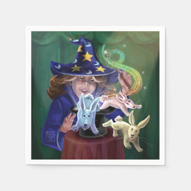 Magic Act Paper Napkins (Front)