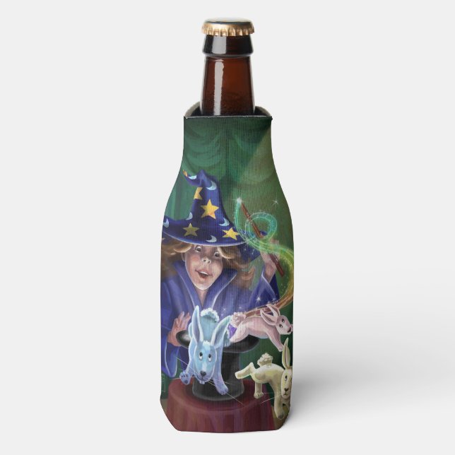 Magic Act Rabbits from the Hat Bottle Cooler (Bottle Front)
