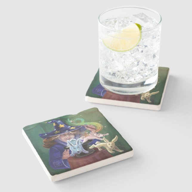 Magic Act Stone Coaster (Side)