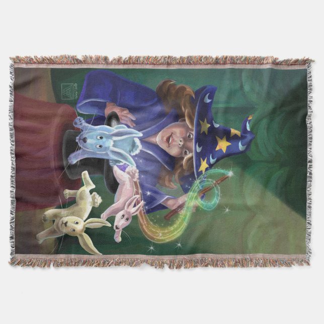 Magic Act Throw Blanket (Front)