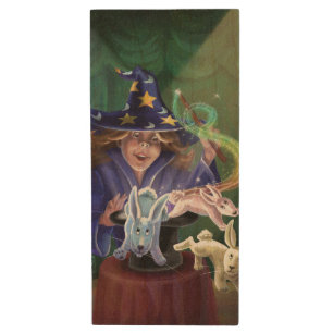 Magic Act Wood USB Flash Drive