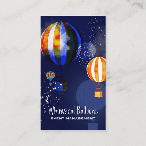 Magic Air Balloons Event Planner Business Cards