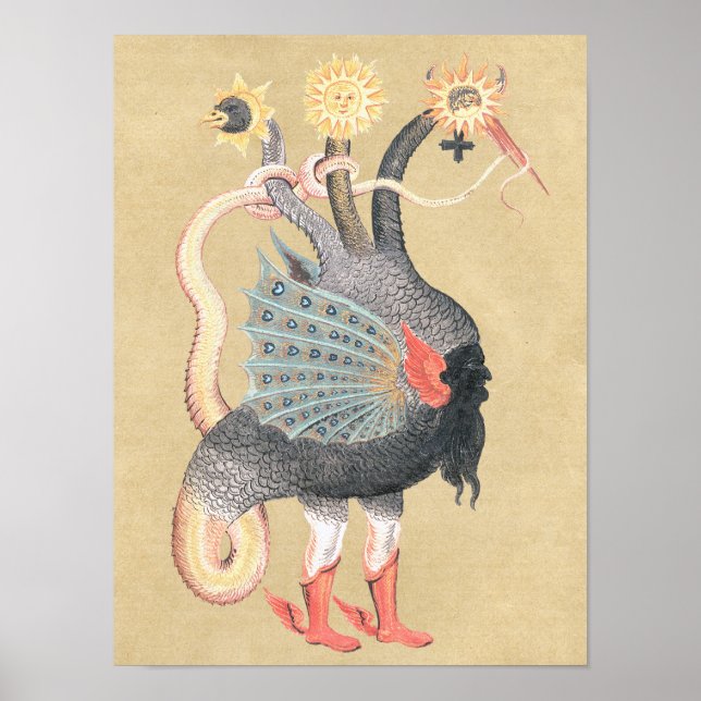 Magic Alchemy Dragon Color Poster (Front)