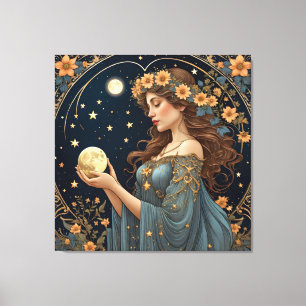 magic and fairy - tarot canvas print