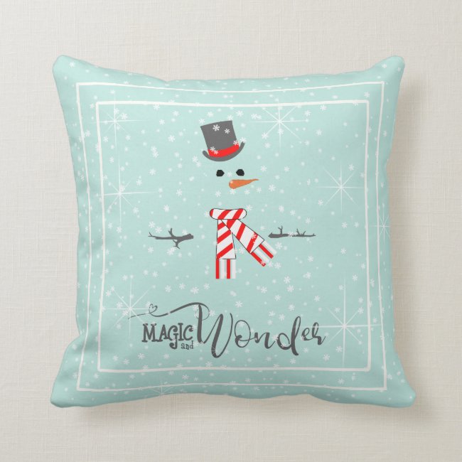 Magic and Wonder Christmas Snowman Mint ID440