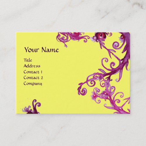 MAGIC BERRIES 3 MONOGRAM BUSINESS CARD