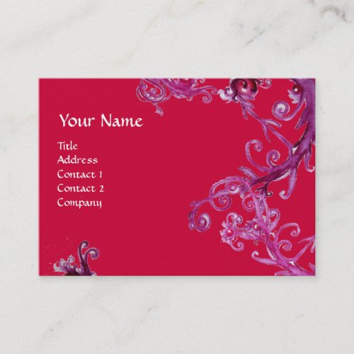 MAGIC BERRIES 3 MONOGRAM BUSINESS CARD