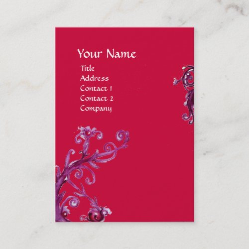 MAGIC BERRIES 4 MONOGRAM BUSINESS CARD