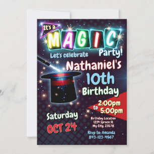 Magic Birthday Invitation