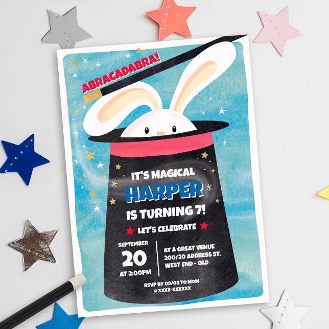 Magic Birthday Party Invitation (Creator Uploaded)