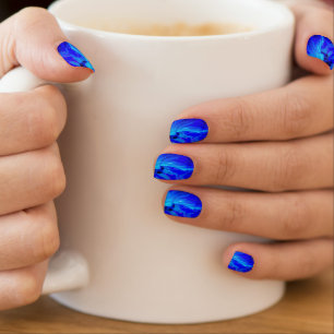 Magic Blue Lights - MIGNED Minx Nail Art