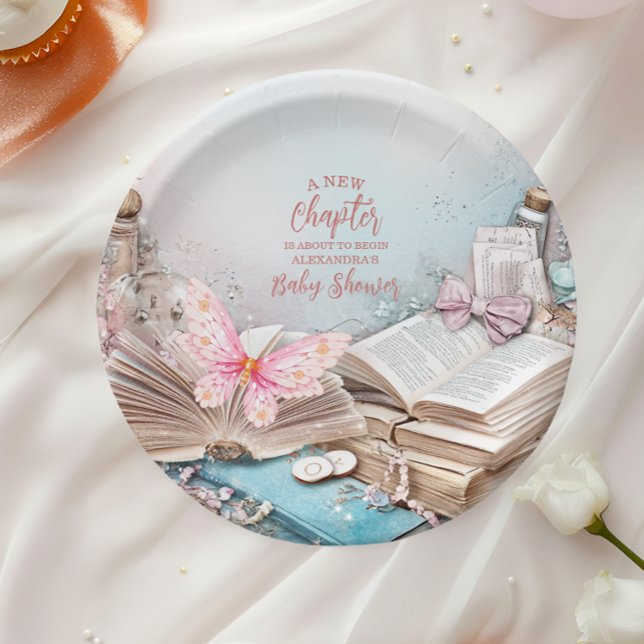 Magic Boho Storybook  Baby Shower Paper Plates (Creator Uploaded)