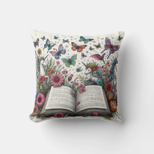 Magic Books Throw Pillow