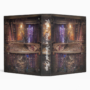 Magic Bookshelf Mystical Book of Shadows 3 Ring Bi 3 Ring Binder