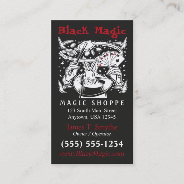 Magic Business Card (Front)