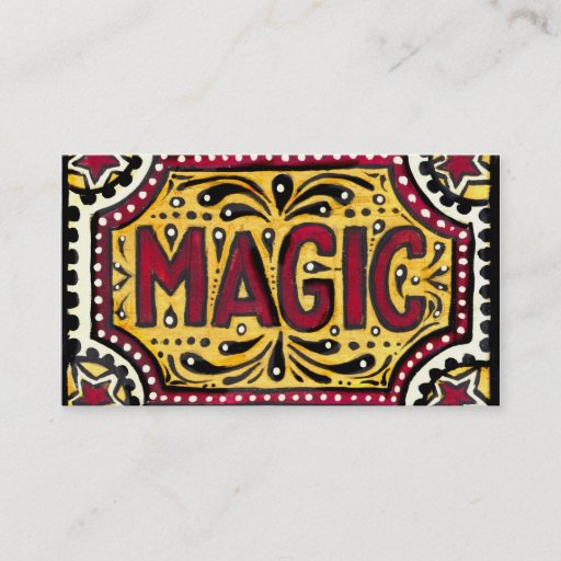 Customizable Magic Business Card Templates