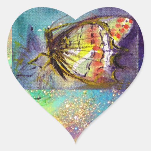 MAGIC BUTTERFLY HEART STICKER