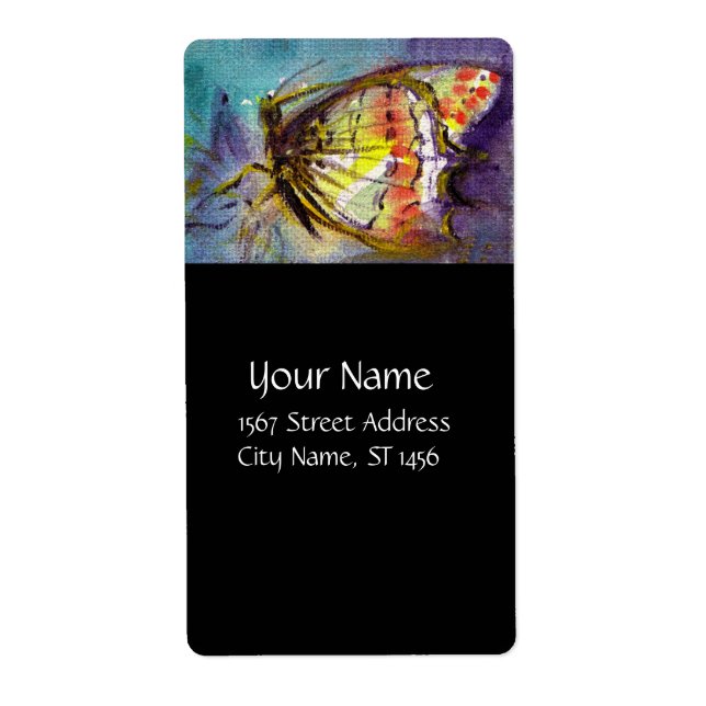 MAGIC BUTTERFLY IN BLUE Black Label (Front)