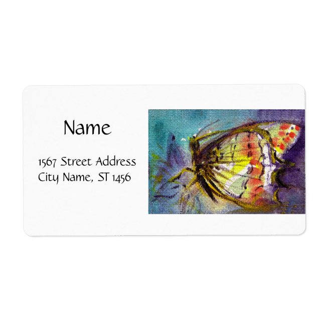 MAGIC BUTTERFLY IN BLUE White Label (Front)