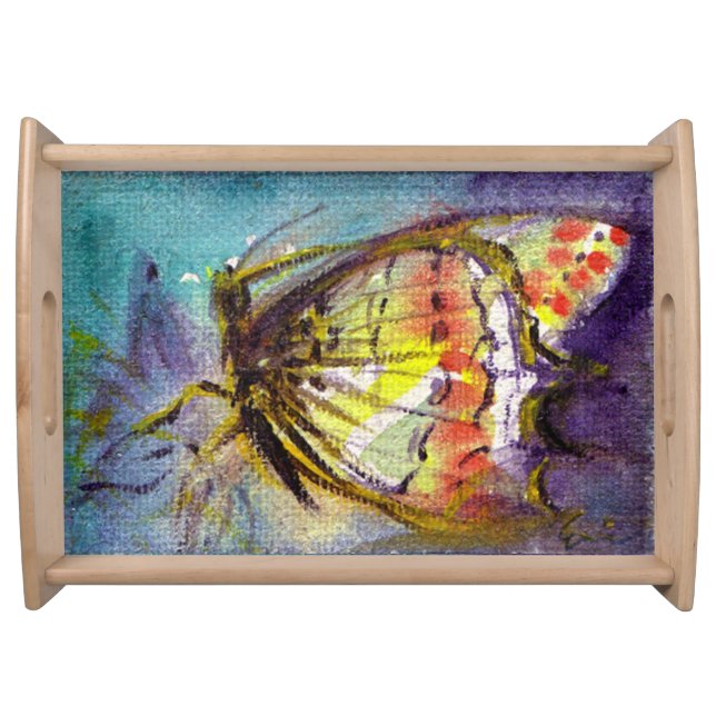 MAGIC BUTTERFLY SERVING TRAY (Front)