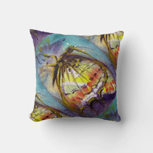 MAGIC BUTTERFLY THROW PILLOW