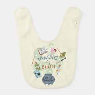 Magic by Birth Graphic Baby Bib