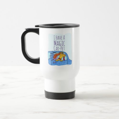 Magic Car Pet Fun Cartoon Design Art Travel Mug