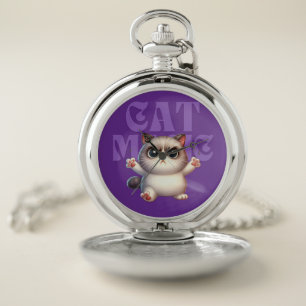 Magic Cat Pocket Watch