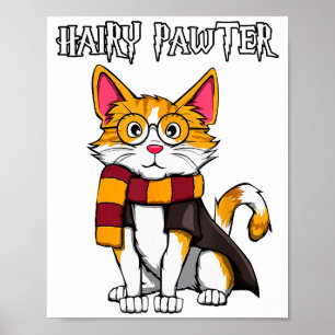 Magic Cat With Gles , Funny Pawter Funny Poster