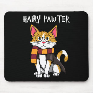 Magic Cat With Gles Wich Cat Mouse Pad