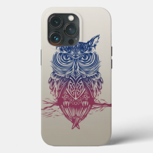 Magic Celtic owl iPhone 13 Pro Case