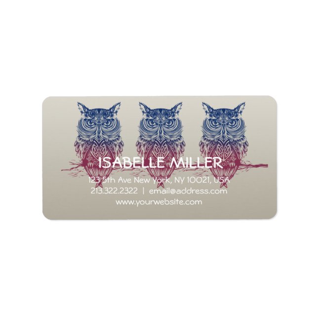 Magic Celtic owl                                   Label (Front)