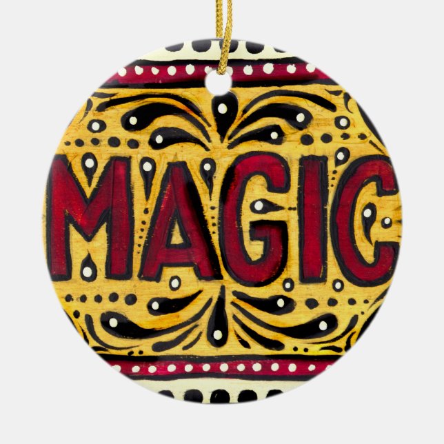 Magic Ceramic Ornament (Front)
