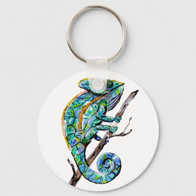 Magic Chameleon Keychain (Front)